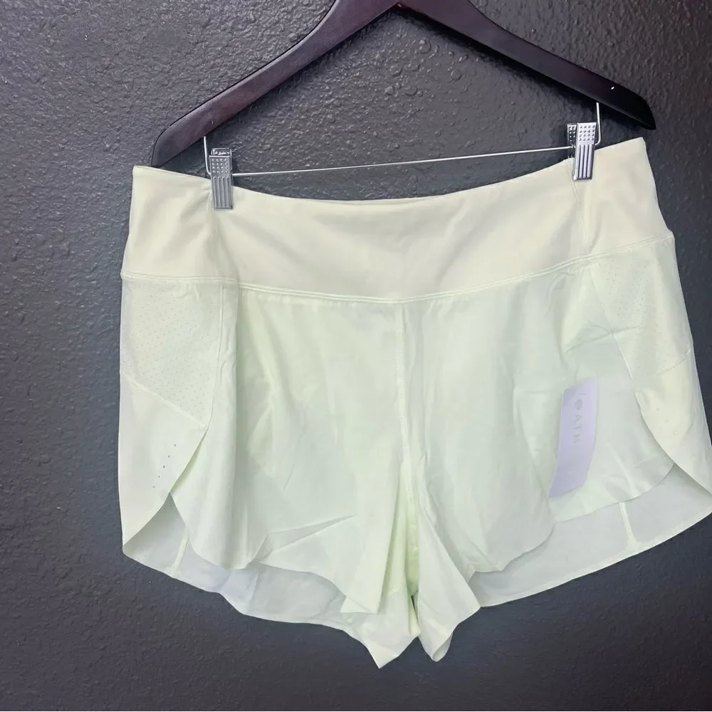 Athleta Run With It Shorts 3.5”